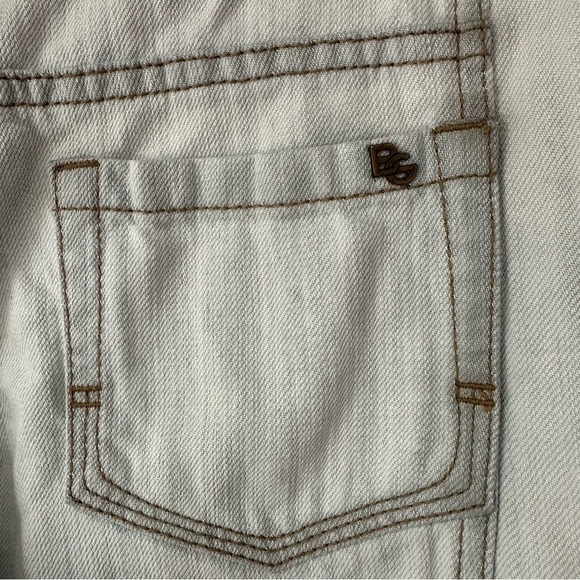 BCBGeneration Vintage 90s Light Denim Wide Leg Flare Jeans, 28 - Picture 11 of 13